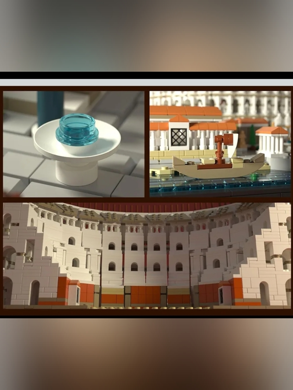 Ancient Roman Colosseum Brick Building Set Collectible DIY Landmarks 3960 Pcs - Picture 16 of 16